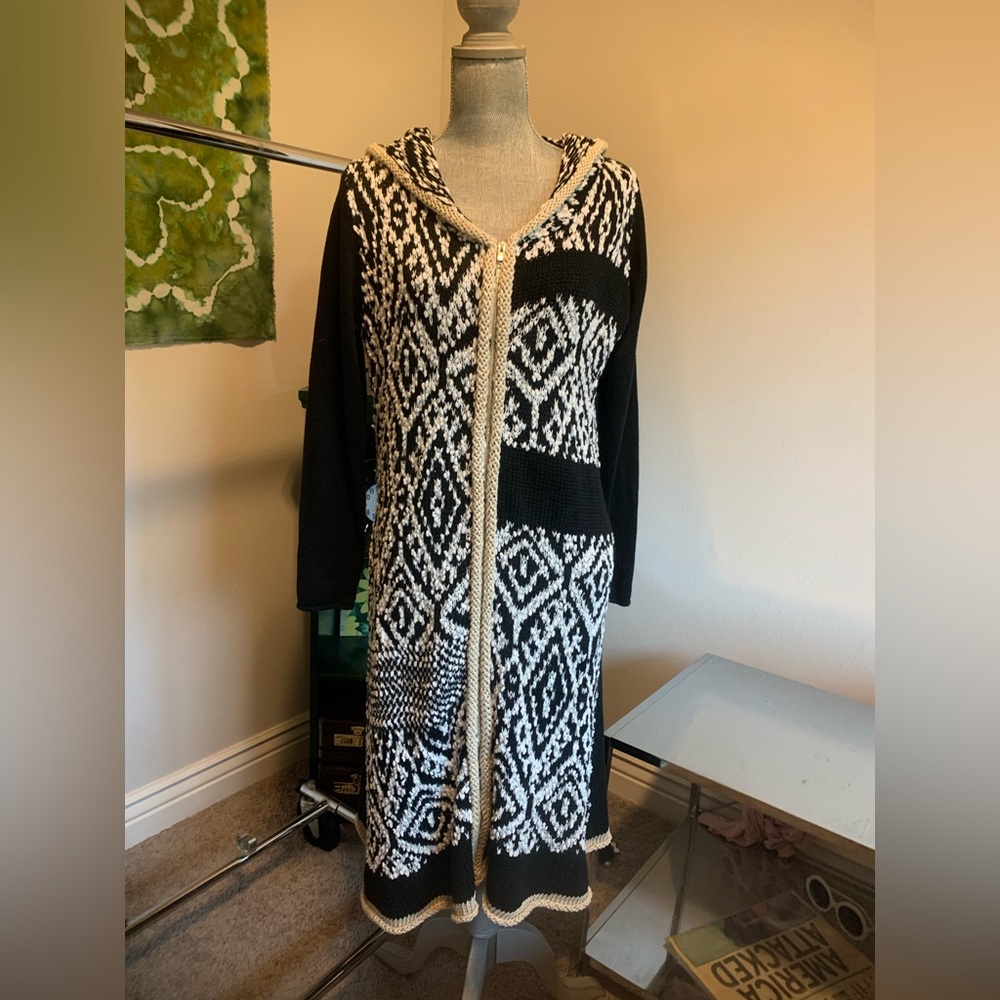 M Rena Heavy Jacket Cardigan full length.